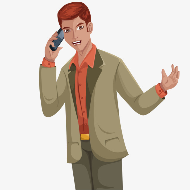 Call the man, Call, The Man, Cartoon PNG and Vector, Man Calling PNG - Free PNG