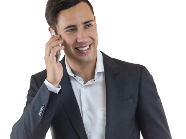 Man Calling Png - Contact For Demo?, Transparent background PNG HD thumbnail