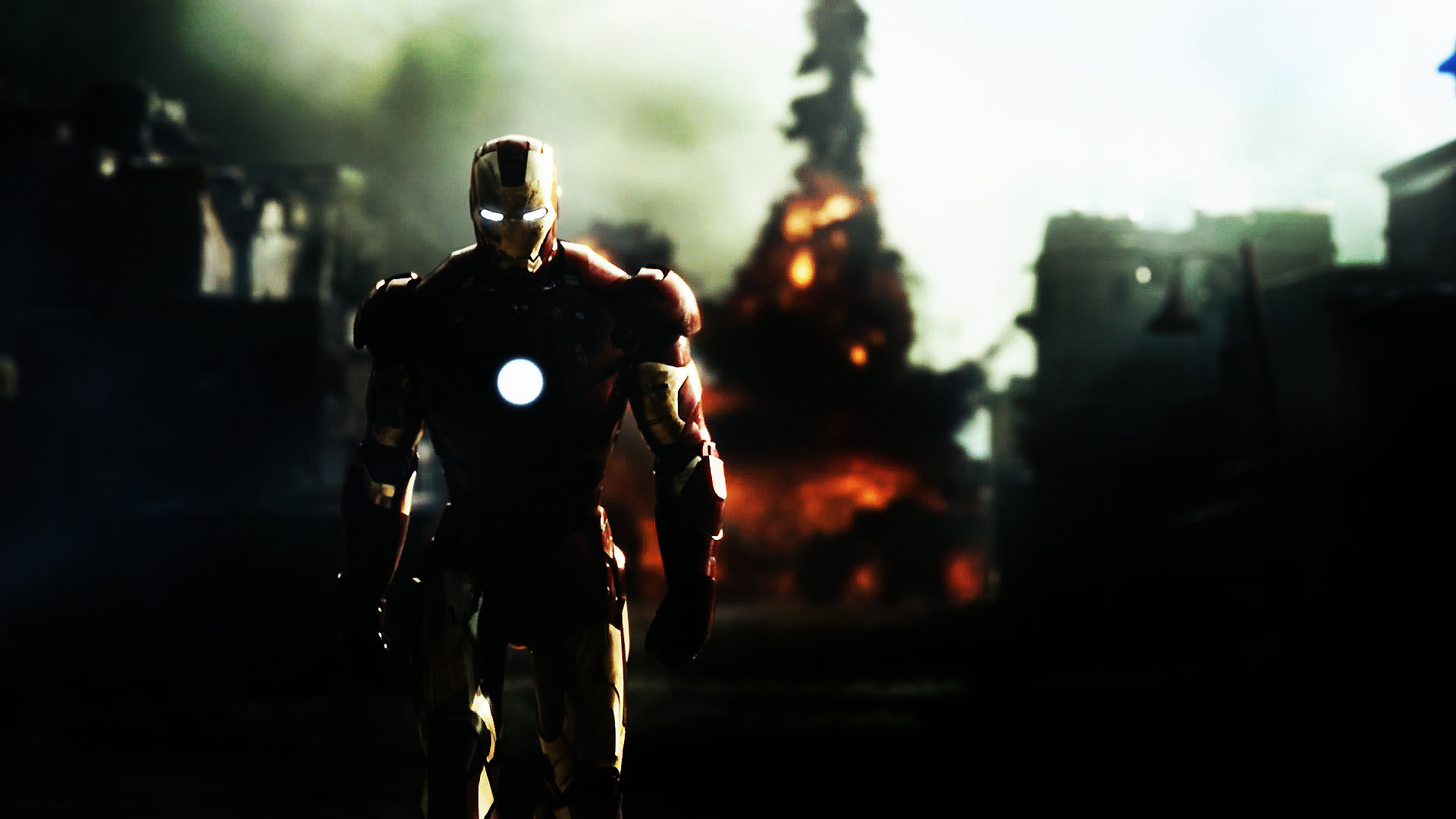 1920X1080 Px Iron Man Hd Computer Wallpapers, Qige Graphics - Man On Computer, Transparent background PNG HD thumbnail