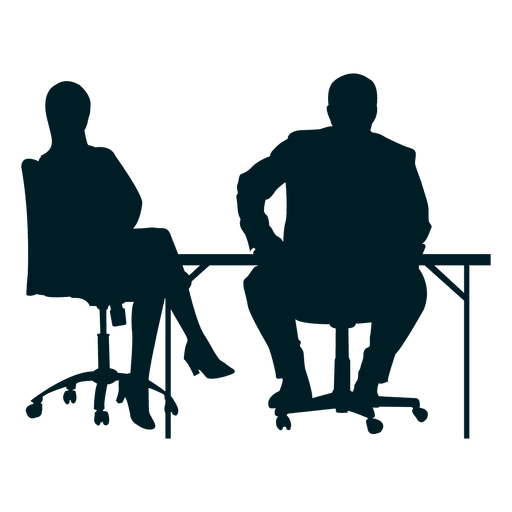 Colleagues Working On Desk Transparent Png - Man Sitting At Desk, Transparent background PNG HD thumbnail
