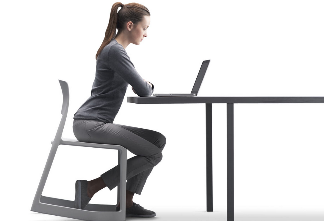 Sitting Bad For Health - Man Sitting At Desk, Transparent background PNG HD thumbnail