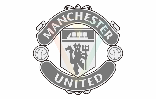 Manchester United Logo Grayscale - Manchester United, Transparent background PNG HD thumbnail