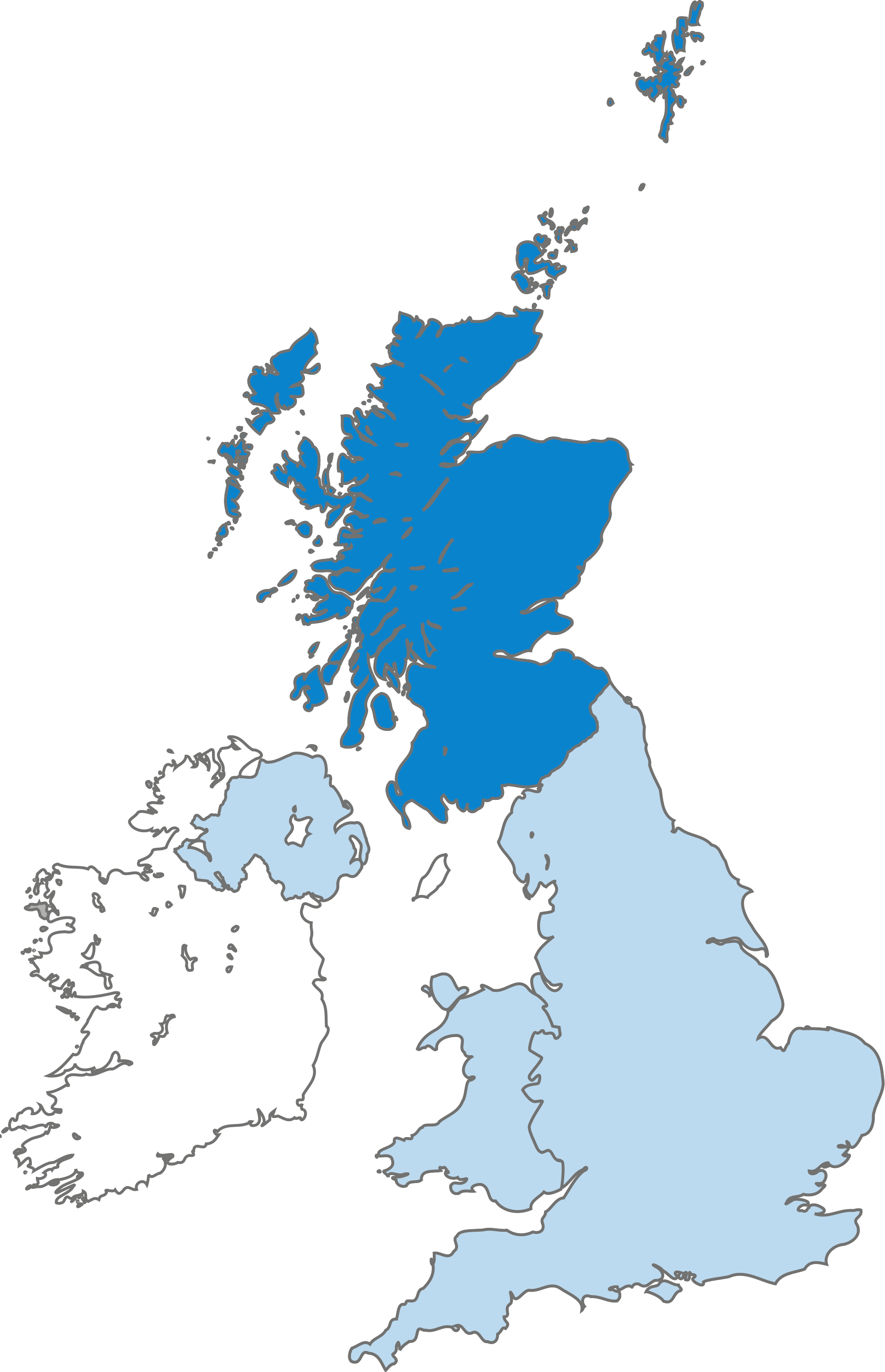 Map Of Scotland Within The United Kingdom.svg - United Kingdom, Transparent background PNG HD thumbnail