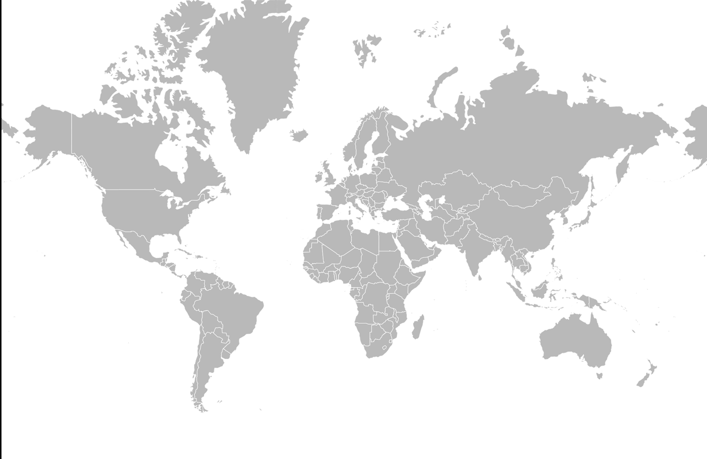 File:mercator Blank Map World.png - Map Of The World, Transparent background PNG HD thumbnail