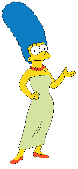 Marge Simpson As Nurse Joy by