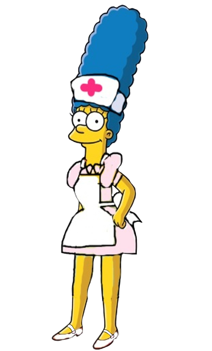 Marge Simpson As Nurse Joy By Darthraner83 On Deviantart   Hd Wallpapers - Marge Simpson, Transparent background PNG HD thumbnail