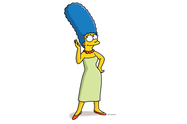 Marge Simpson As Nurse Joy by