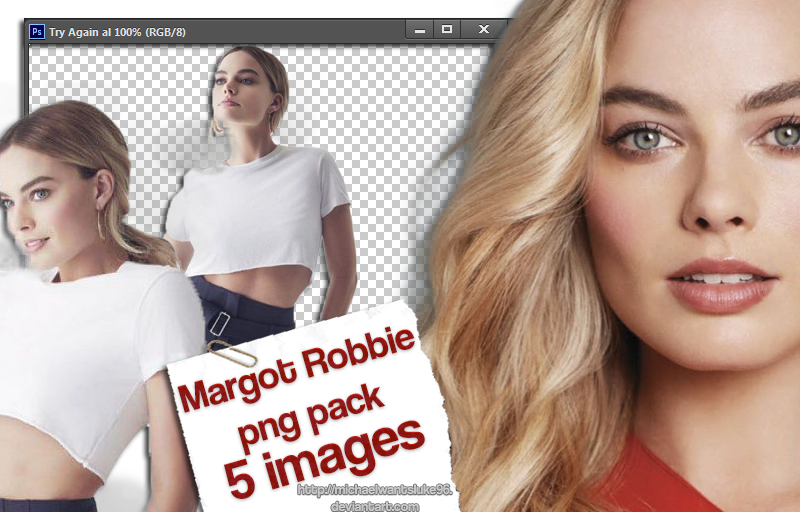 Margot Robbie Png Pack By Michaelwantsluke96 Hdpng.com  - Margot Robbie, Transparent background PNG HD thumbnail
