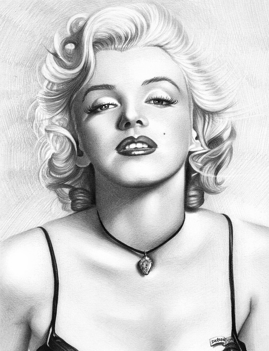 Marilyn Monroe, Art, Draw, Marilyn, Monroe, Sexy, Woman - Marilyn Monroe, Transparent background PNG HD thumbnail