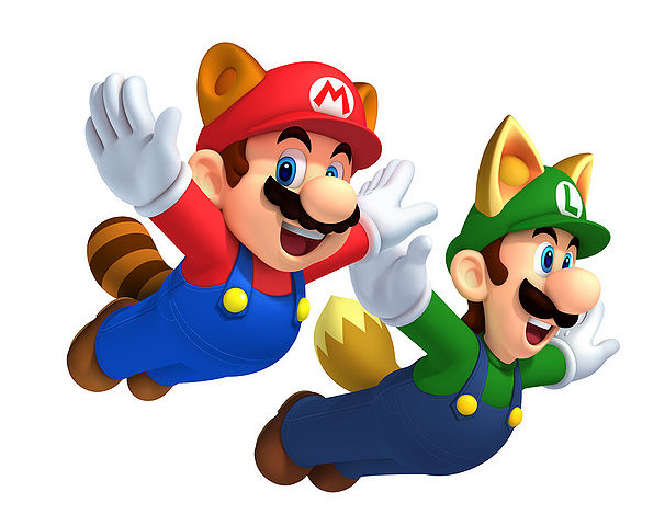 File:official Raccoon Mario And Fox Luigi.png - Mario And Luigi, Transparent background PNG HD thumbnail