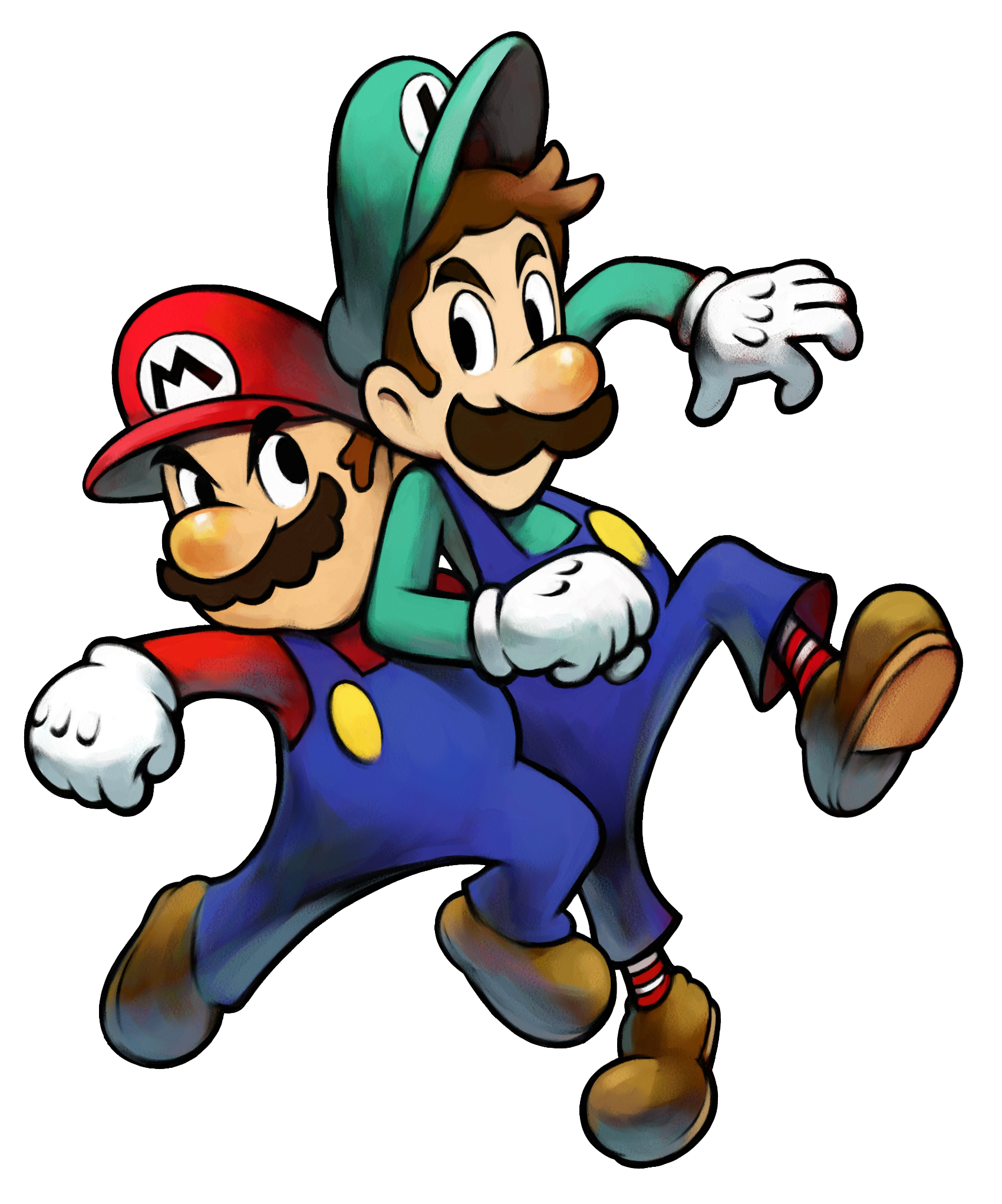 Mario And Luigi 22.png - Mario And Luigi, Transparent background PNG HD thumbnail