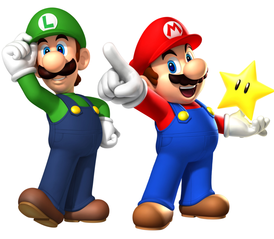 Mario And Luigi 3.png - Mario And Luigi, Transparent background PNG HD thumbnail