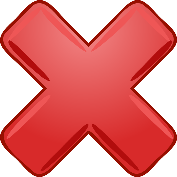 Similar Red Cross Mark Png Image - Mark, Transparent background PNG HD thumbnail