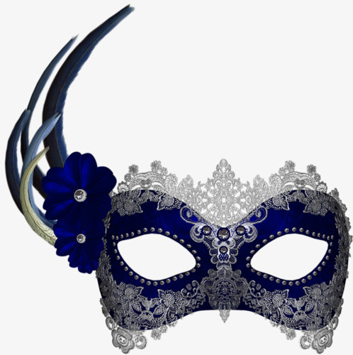 Blue Masquerade Mask Free To Pull The Material, Free To Pull The Material, Blue, Masquerade Free Png Image - Masquerade Mask, Transparent background PNG HD thumbnail