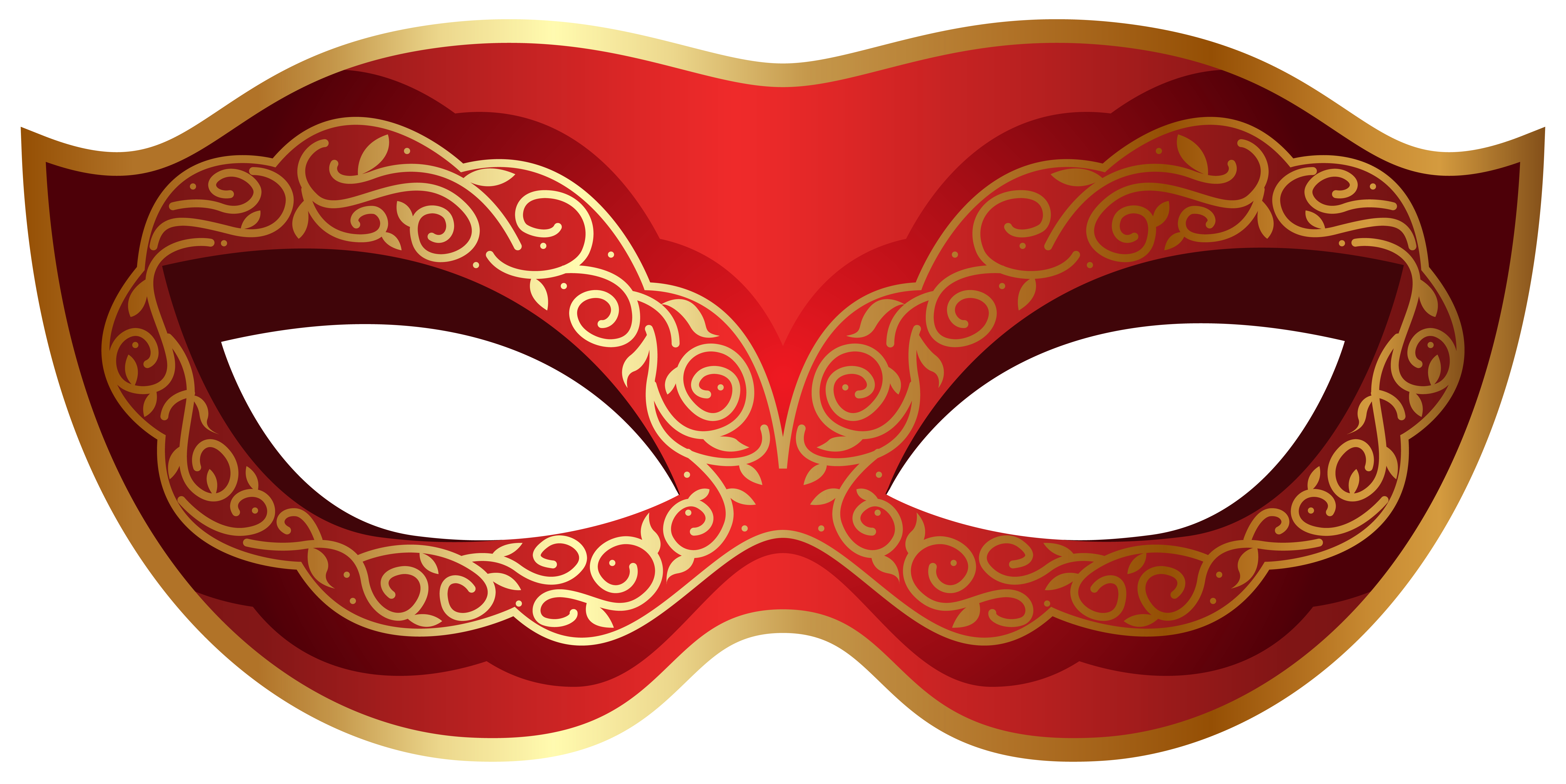 Masquerade Clipart Red #3 - Masquerade Mask, Transparent background PNG HD thumbnail