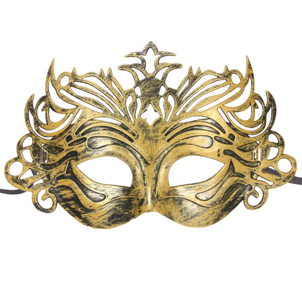 Men Vintage Roman Gladiator Eye Mask Venetian Masquerade Mask - Masquerade Mask, Transparent background PNG HD thumbnail