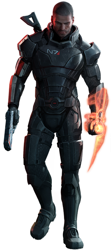 John Shepard.png - Mass Effect, Transparent background PNG HD thumbnail