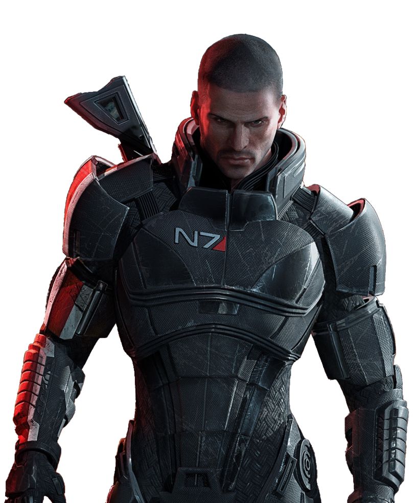 Shepard Render.png - Mass Effect, Transparent background PNG HD thumbnail