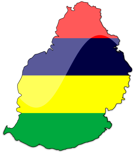 Mauritius Outline Map