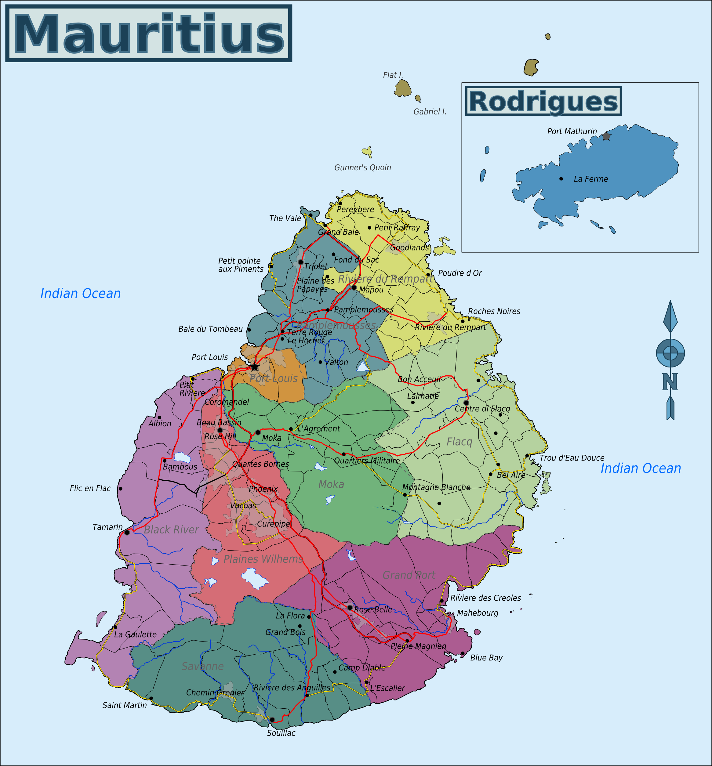 File:map Of Mauritius.png - Mauritius, Transparent background PNG HD thumbnail