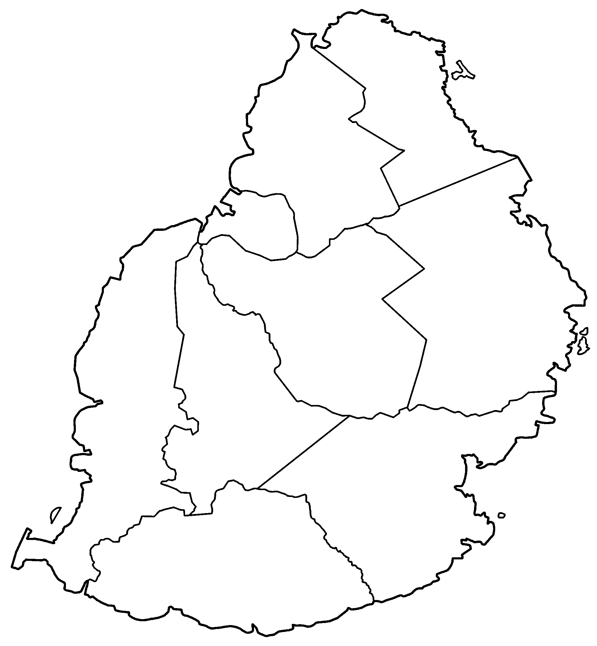 File:mauritius Districts Blank.png - Mauritius, Transparent background PNG HD thumbnail