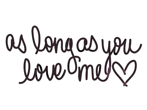 Texto Png As Long As You Love Me By Juuliisto23 Hdpng.com  - Me And You, Transparent background PNG HD thumbnail