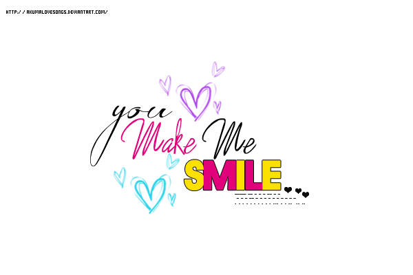 You Make Me Smile   Png - Me And You, Transparent background PNG HD thumbnail