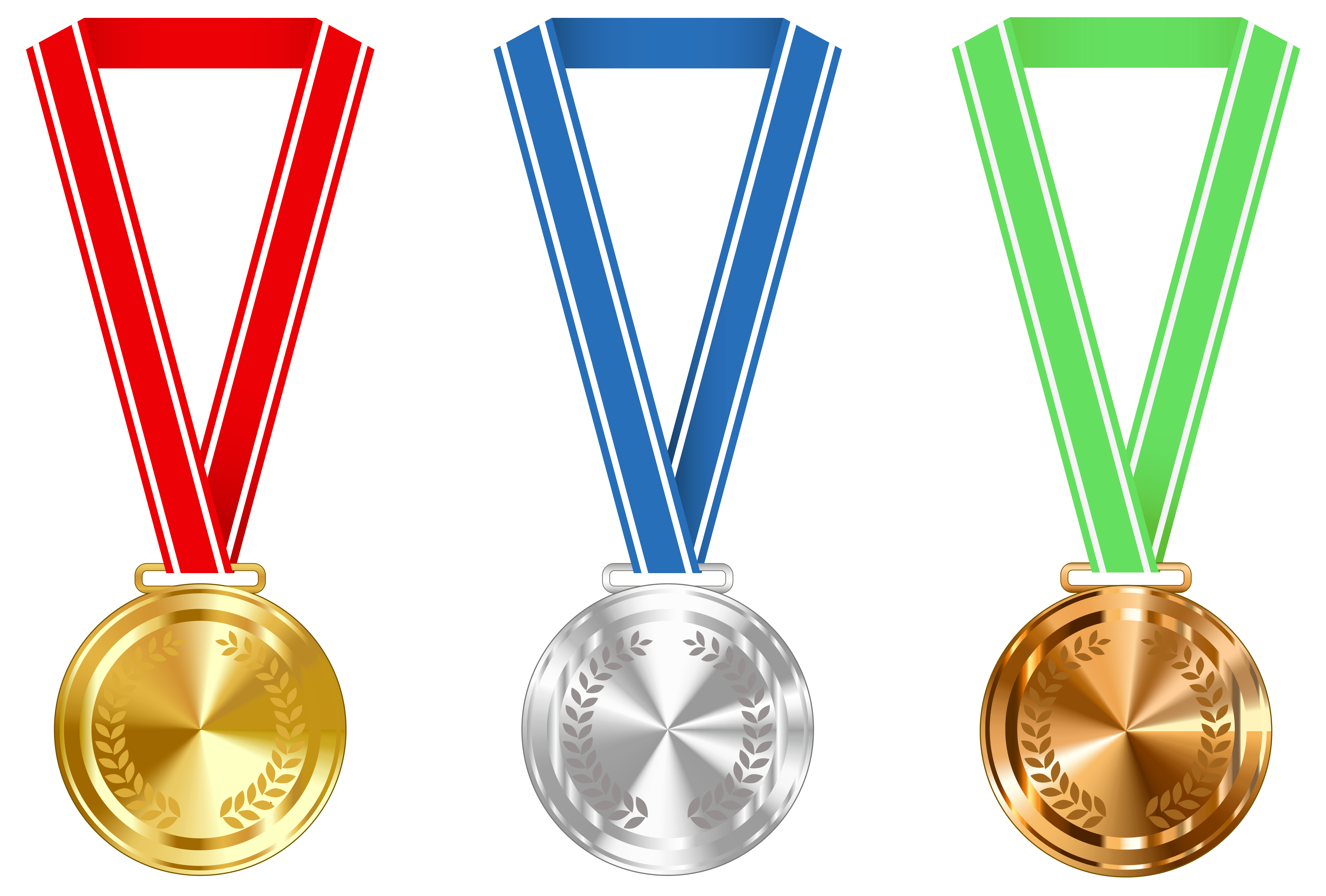 Gold Silver And Bronze Medals Png Clipart Image - Medal, Transparent background PNG HD thumbnail