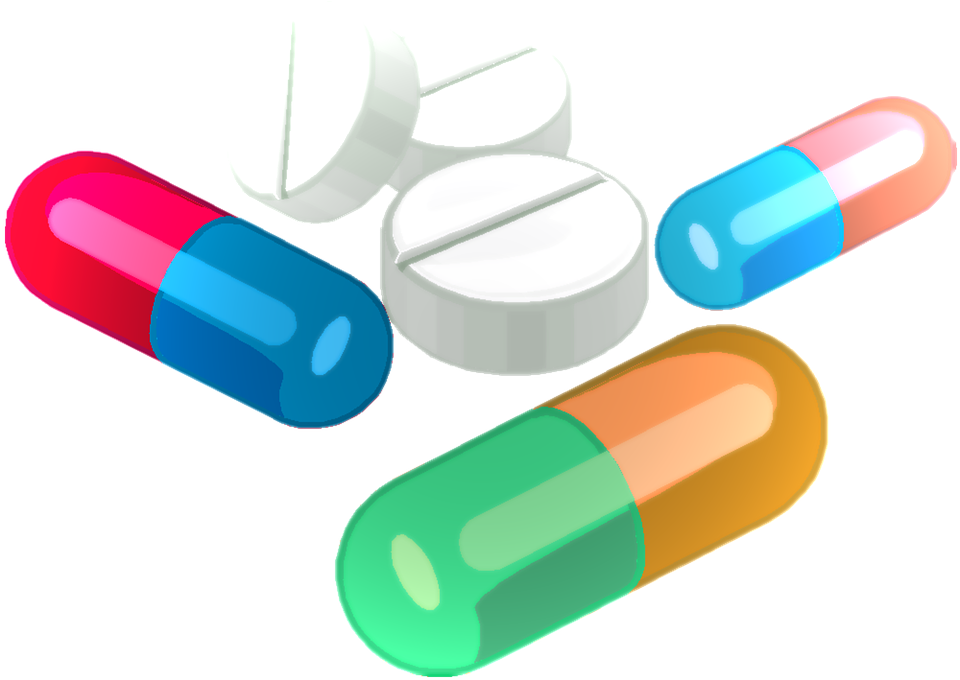 Pills Medication Tablet Capsule Sick Medical - Medication, Transparent background PNG HD thumbnail