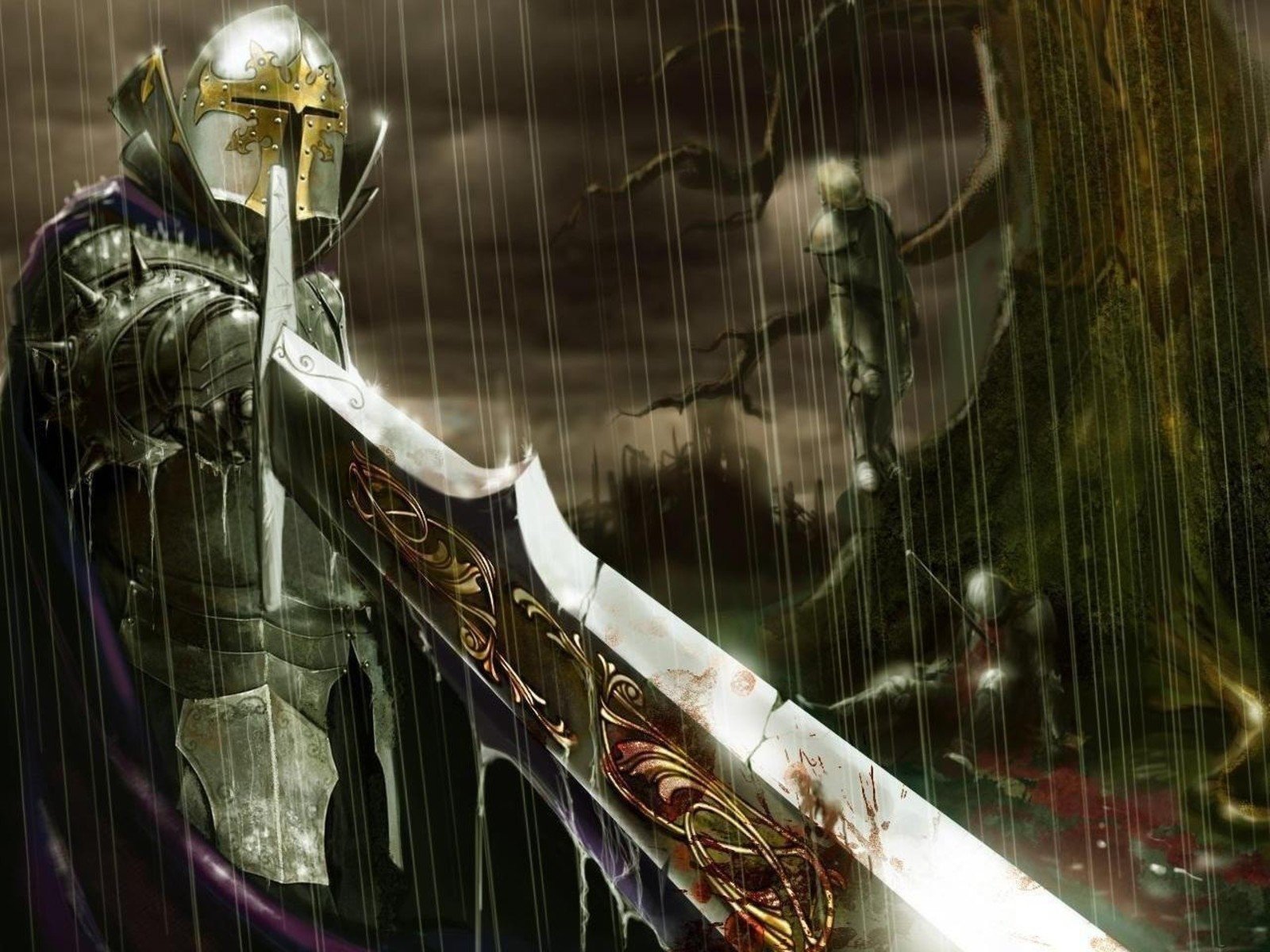 Hd Wallpaper | Background Image Id:82557 - Medieval Knight, Transparent background PNG HD thumbnail