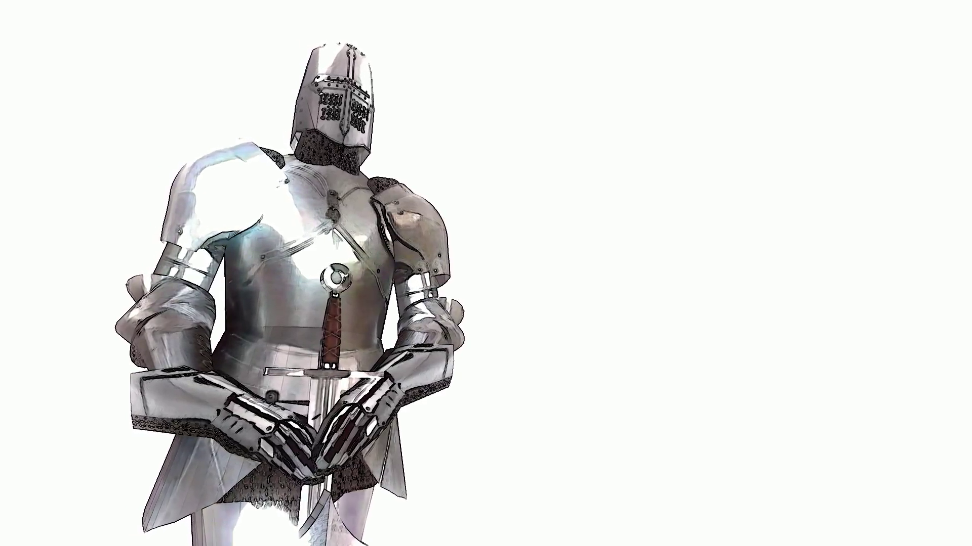Medieval Knight In Armour Standing Guard Motion Background   Videoblocks - Medieval Knight, Transparent background PNG HD thumbnail