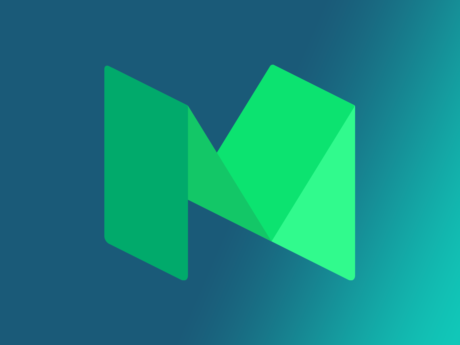 Medium M Letter Logo Vector