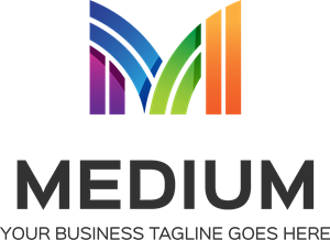 Medium M Letter Logo Vector - Medium Vector, Transparent background PNG HD thumbnail