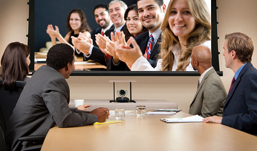 Hd Video Conferencing   Bring Your Online Meetings To Life With 1080P Hd Video And Telepresence. - Meeting, Transparent background PNG HD thumbnail