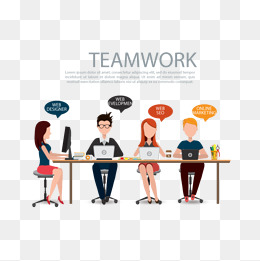 Vector Computer Office Meeting, Hd, Vector, Elite White Collar Workers Png And - Meeting, Transparent background PNG HD thumbnail