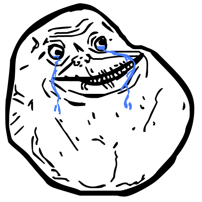 Forever Alone Meme Png PNG Image, Meme PNG - Free PNG