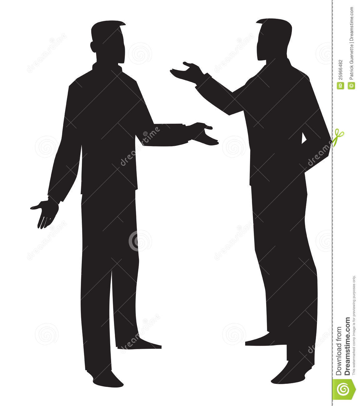 Silhouette Of Two Men Talking, Illustration. Buddies, Male. - Men Amd Woman Body, Transparent background PNG HD thumbnail