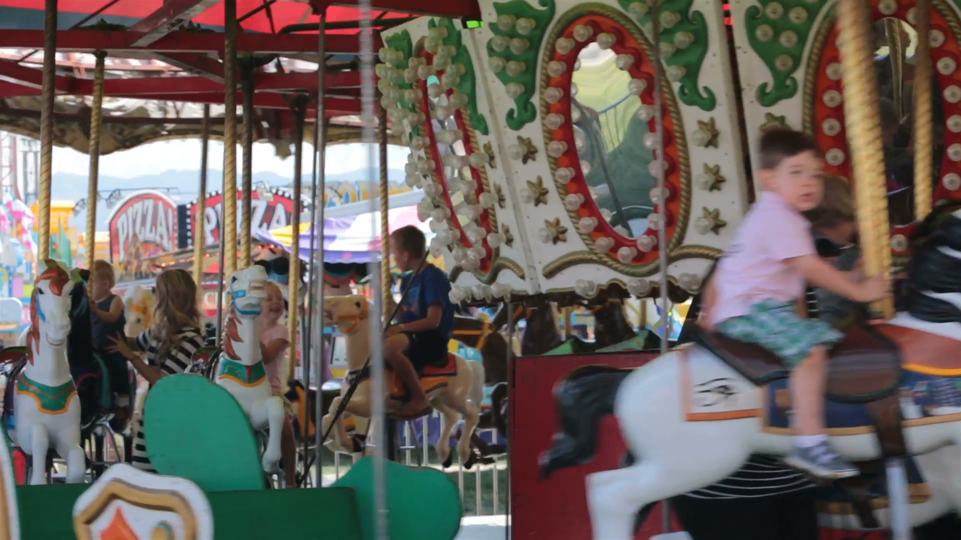 Carnival Day State Fair Merry Go Round Family Fun Hd 9615 Stock Video Footage   Videoblocks - Merry Go Round Carnival, Transparent background PNG HD thumbnail