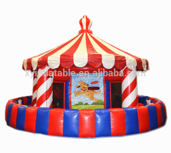 Merry Go Round Shape Inflatable Carnival Tent 5 In 1 Toss Game For Sale - Merry Go Round Carnival, Transparent background PNG HD thumbnail