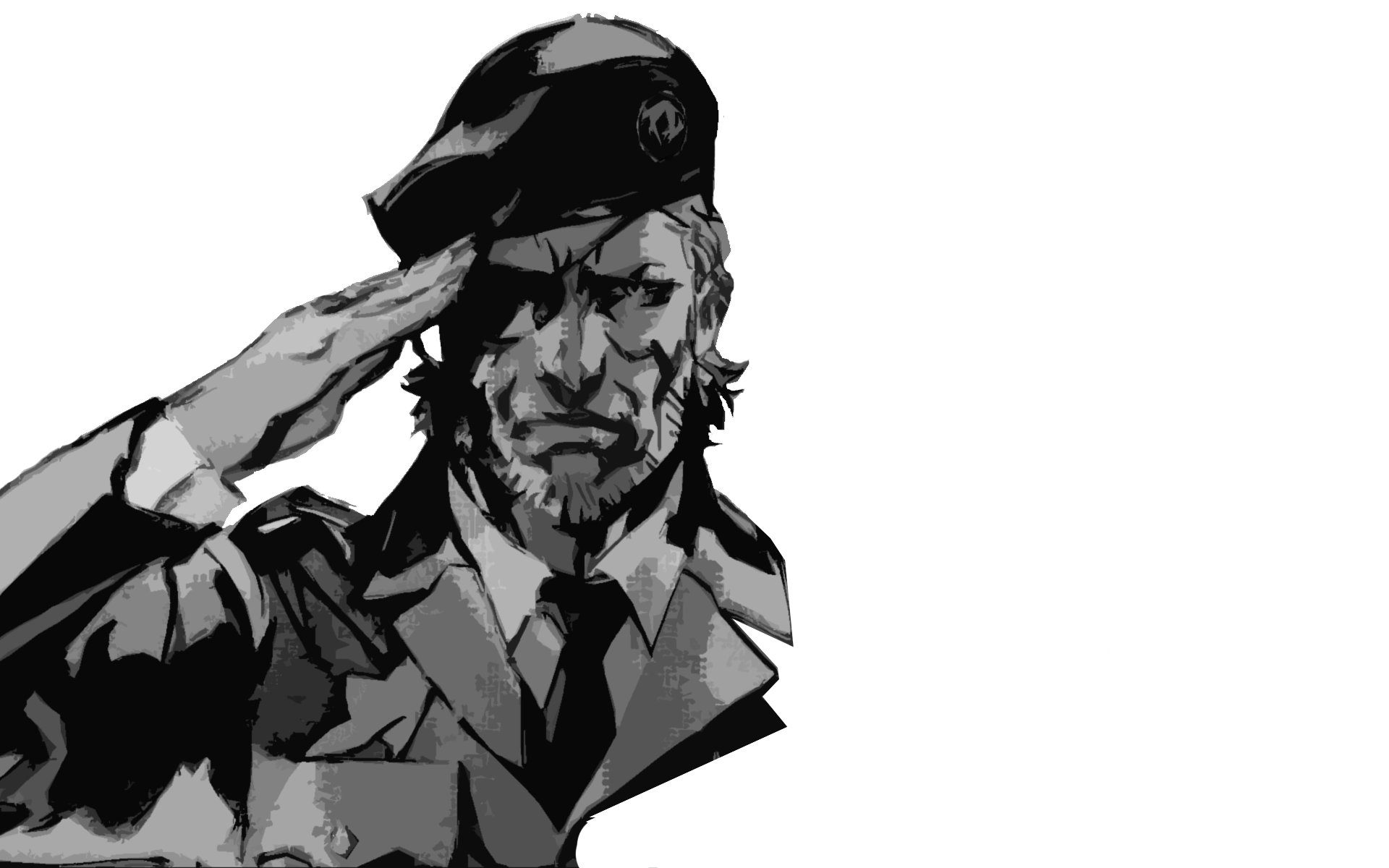Video Game   Metal Gear Monochrome Soldier Minimalist Wallpaper - Metal Gear, Transparent background PNG HD thumbnail