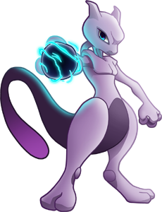 Click Here To See Bigger Size - Mewtwo, Transparent background PNG HD thumbnail