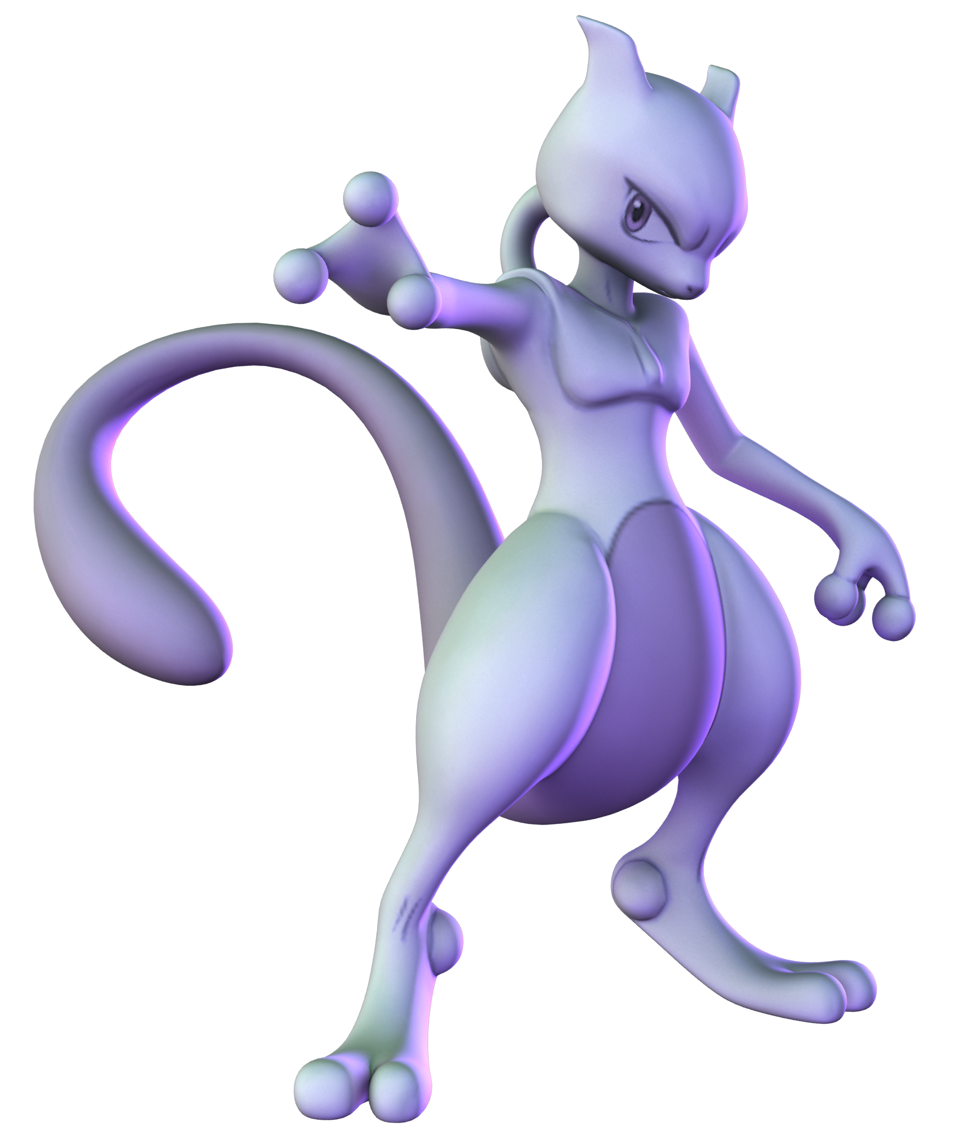 Mewtwo_Render_By_Blitzplum D8Gfead.png (1890×2250) - Mewtwo, Transparent background PNG HD thumbnail