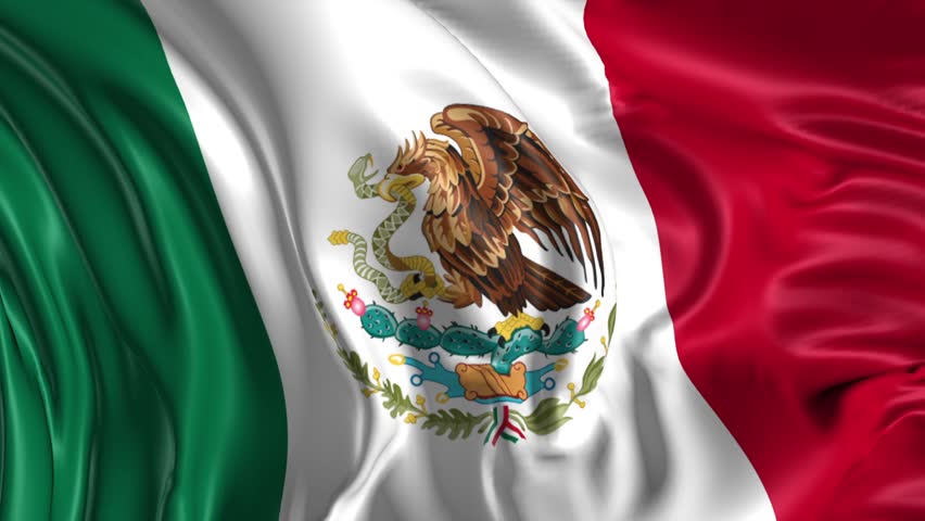 Flag Of Mexico Beautiful 3D Animation Of The Mexico Flag In Loop Mode   Hd Stock - Mexican Flag, Transparent background PNG HD thumbnail