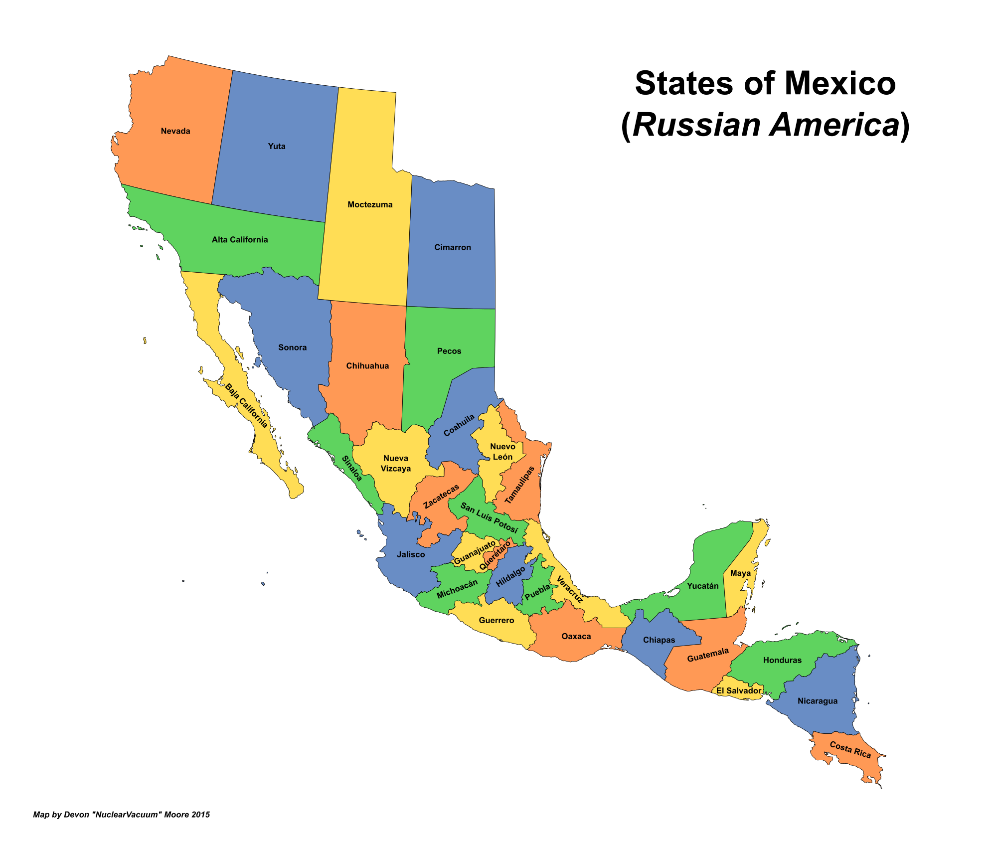 Image   Map Of Mexico (Russian America).png | Alternative History | Fandom Powered By Wikia - Mexico, Transparent background PNG HD thumbnail