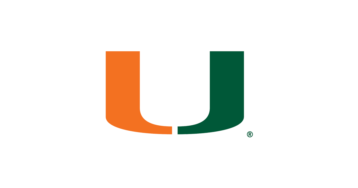 U Miami (logo, home)