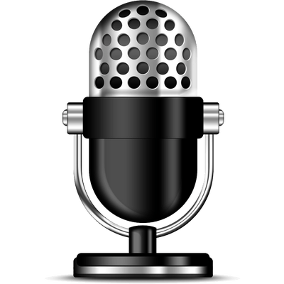 Podcast Clipart Microphone - Microphone, Transparent background PNG HD thumbnail