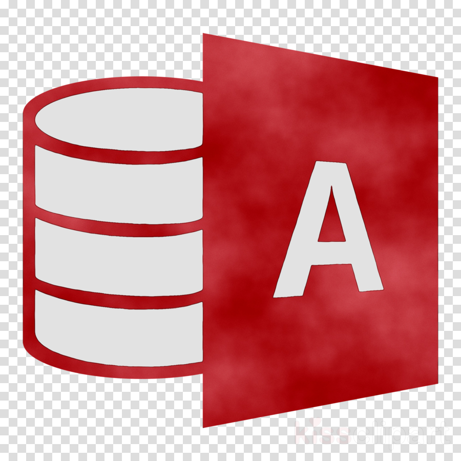 Microsoft Logo Clipart   Red, Line, Flag, Transparent Clip Art - Microsoft Access, Transparent background PNG HD thumbnail
