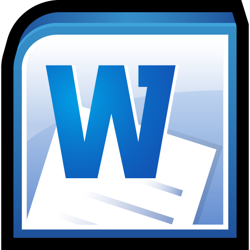Microsoft Office Word Icon 512X512 Png - Microsoft Office Download, Transparent background PNG HD thumbnail