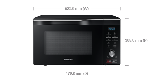 Dimension Of Mc32K7055Ck/tl - Microwave Oven, Transparent background PNG HD thumbnail