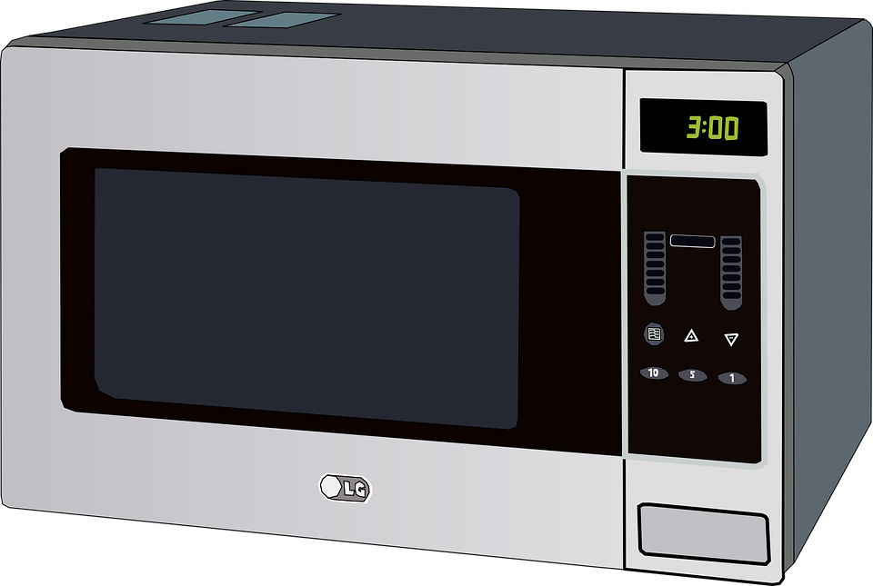 Microwave Oven Appliance Kitchen Heats Foo - Microwave, Transparent background PNG HD thumbnail